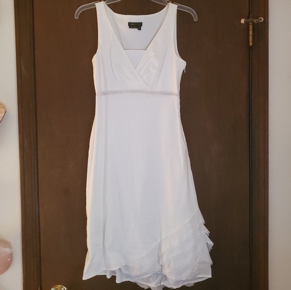 BCBGMaxAzria White Dress